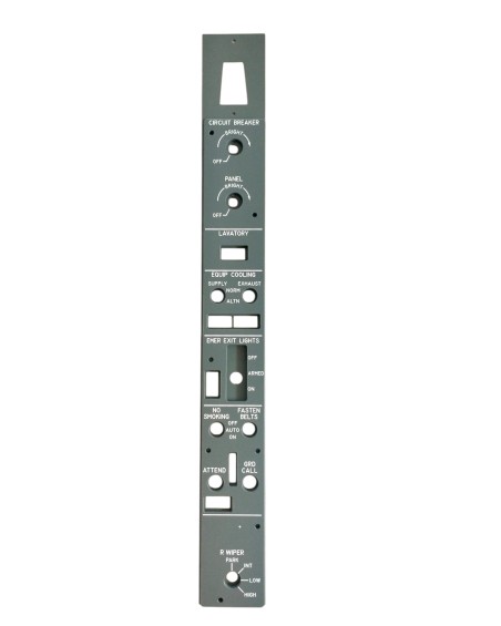 Boeing 737 FWD Overhead Exterior Lights Control Cockpit Panel – Realistic Flight Simulation