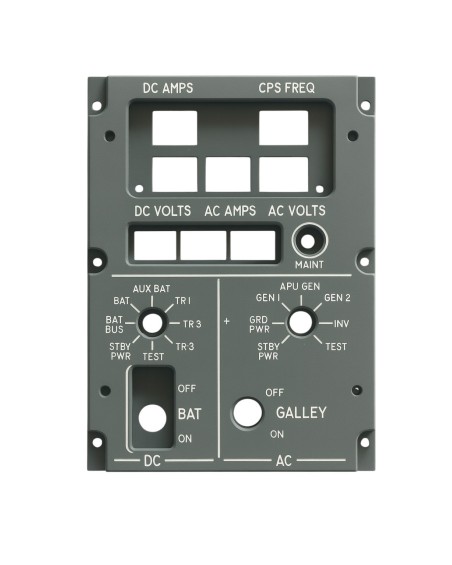 Boeing 737 FWD Overhead Electrical Display & Control Panel | Flight Sim Cockpits