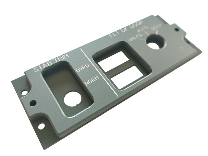 Pannello Home Cockpit Boeing 737NG Cabin Door Stab Trim – Simulazione di Volo Realistica