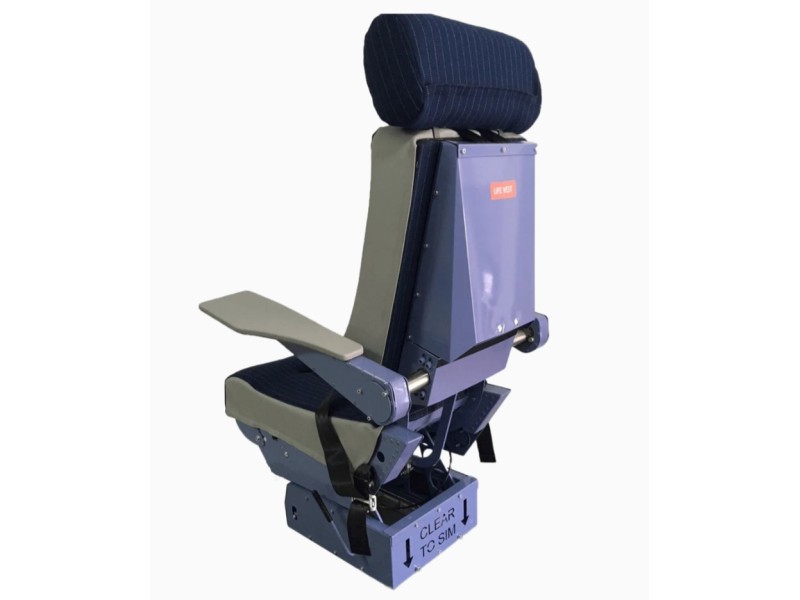 A320 Pilot Seat with J-Rail | Flight Sim Cockpits