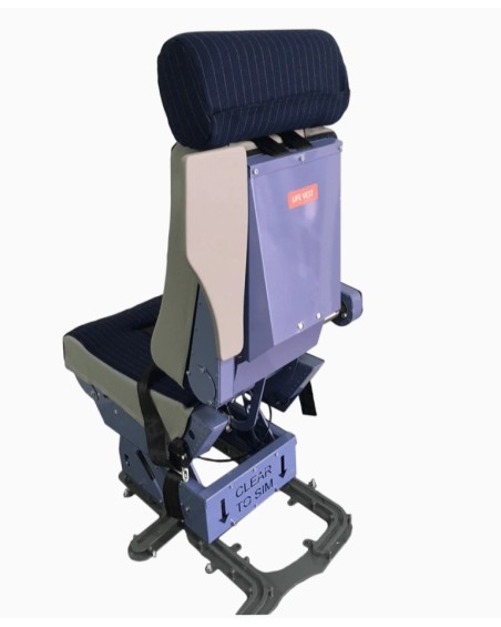 A320 Pilot Seat with J-Rail | Flight Sim Cockpits