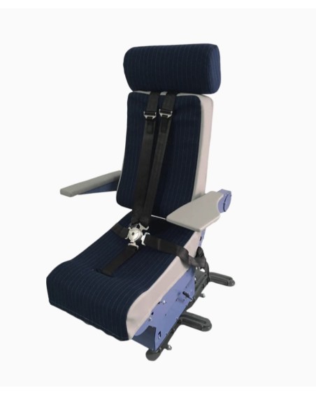 A320 Pilot Seat with J-Rail | Flight Sim Cockpits