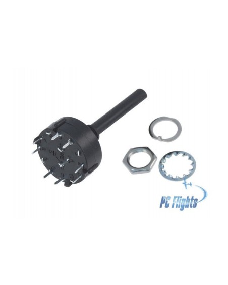 Rotary Switch - 1 Pole 8 Positions - Versatile Control Switch