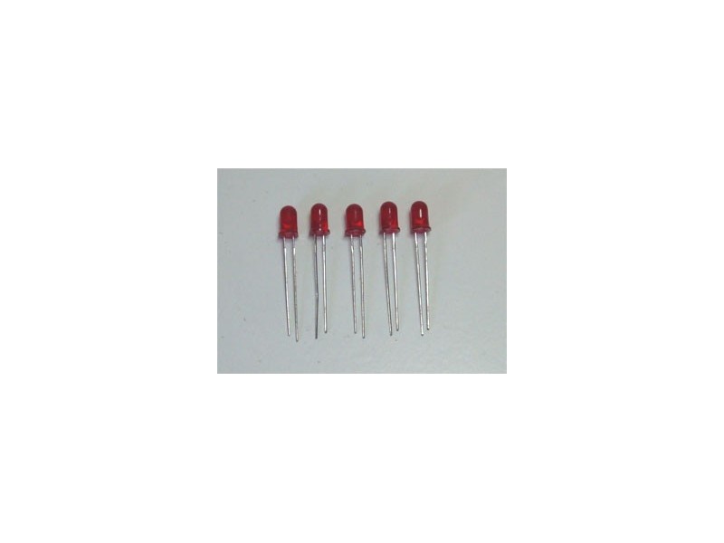 LED Rossi (Set di 10) - Luminoso ed Energetico