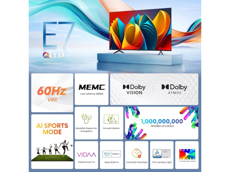 Hisense TV 65" 4K Ultra HD 65A6N - Premium 4K Experience