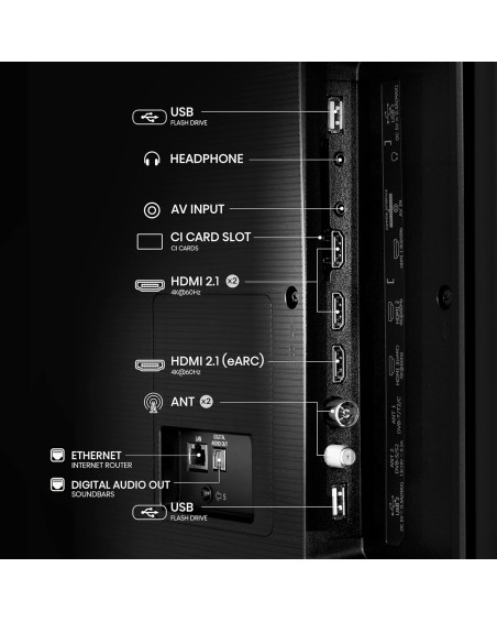 Hisense TV 100E7NQ PRO 100" QLED 4K 144Hz, VIDAA U7 - Ultimate Viewing Experience