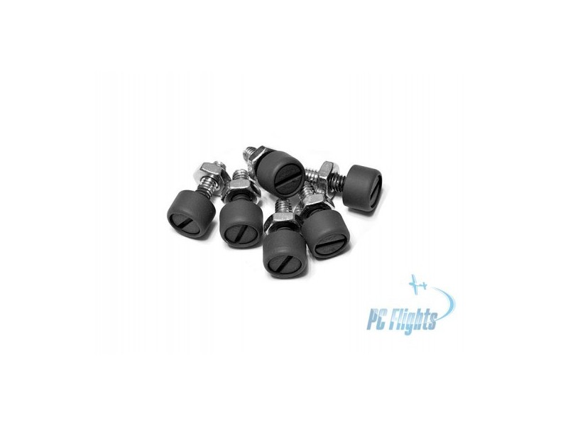 DZUS Fastener Set with Machine Screw and Nut (Set of 6) - High-Quality Fasteners