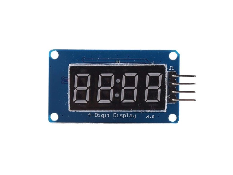 4 Digits 7 Segment TM1637 RED - High-Visibility LED Display