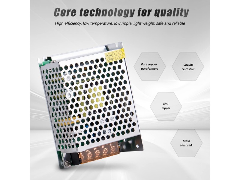Switching Power Supply 5V 10A 50W DC - 100V/240V to DC-5V
