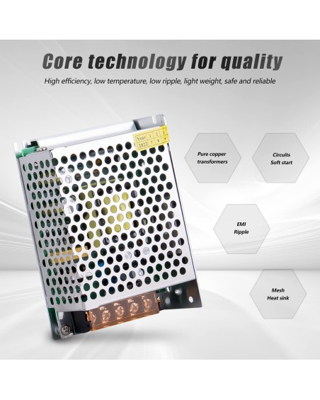 Switching Power Supply 5V 10A 50W DC - 100V/240V to DC-5V