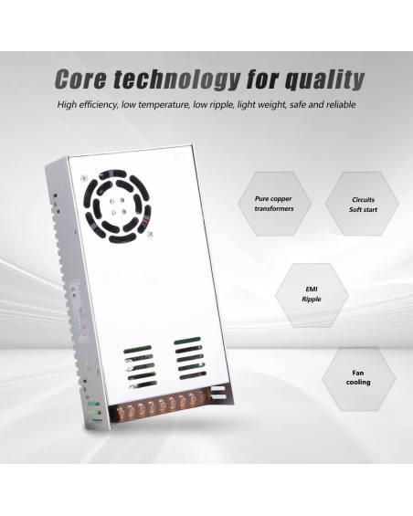Switching Power Supply 24V 20A 480W DC - 100V/240V to DC-24V
