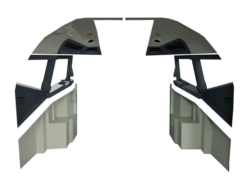 B737 Cockpit Interior Sidewall FO Side - FlightSimCockpits