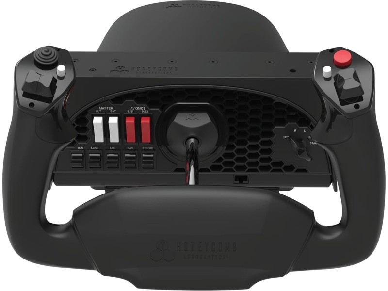 Honeycomb Aeronautical Alpha Flight Controls Yoke | Flight Sim Cockpits