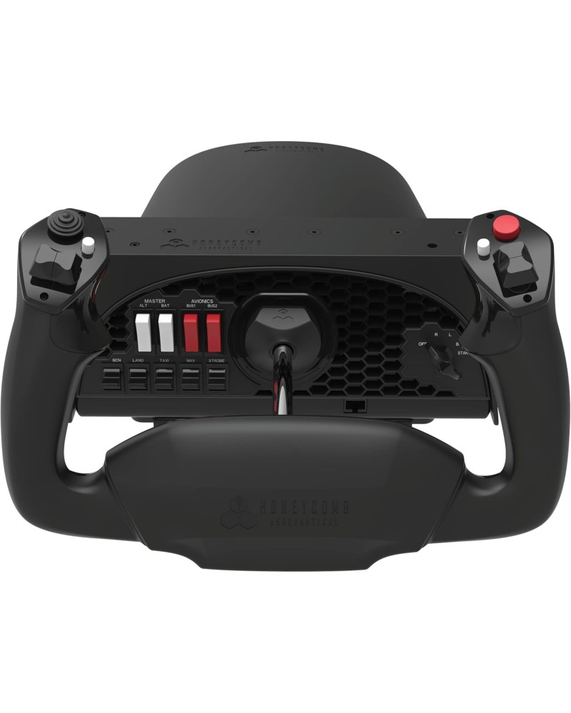 Honeycomb Aeronautical Alpha Flight Controls Yoke | Flight Sim Cockpits