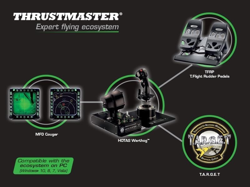 Thrustmaster Hotas Warthog Flightstick | Flight Sim Cockpits