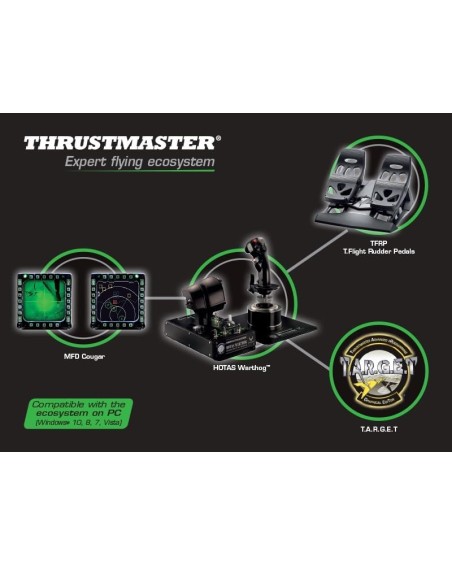 Thrustmaster Hotas Warthog Flightstick | Flight Sim Cockpits