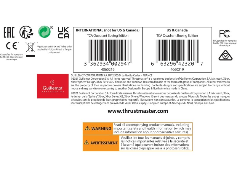 Thrustmaster TCA Quadrant Boeing Edition | Flight Sim Cockpits