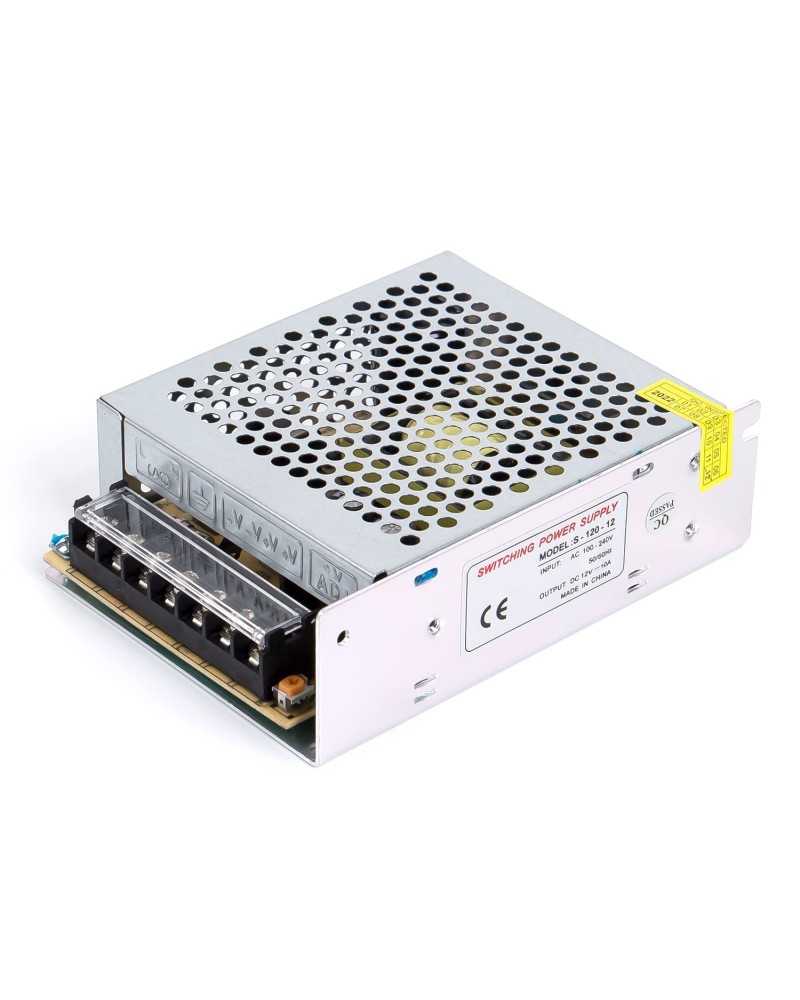 Alimentatore a Commutazione 12V 10A 120W DC - 100V/240V a DC-12V