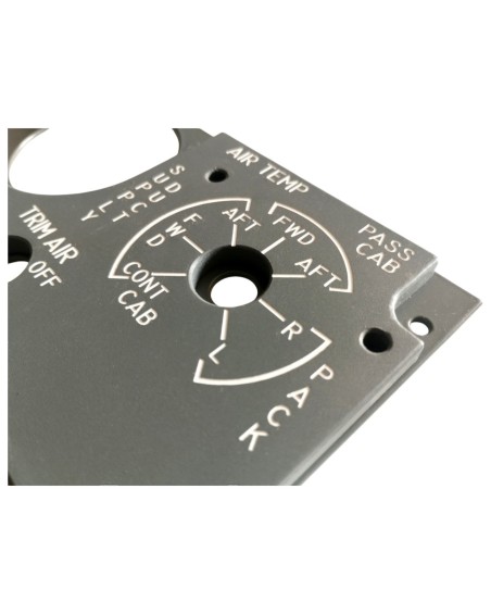 Boeing 737NG FWD Overhead Temperature Control Panel – Realistic Flight Sim Cockpit